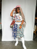 P.Y.T plaid skirt 002