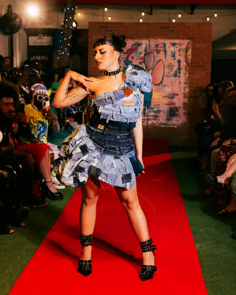 saturday night diva  - deconstructed dress