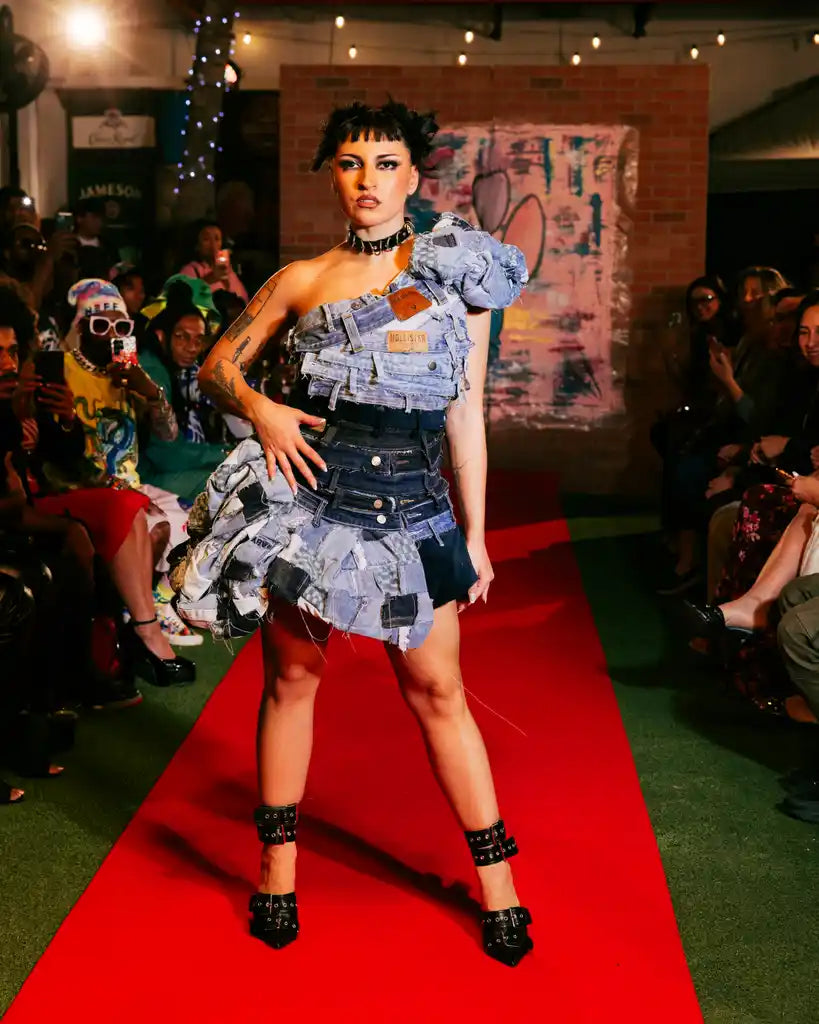 saturday night diva  - deconstructed dress
