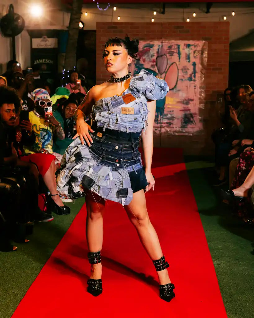 saturday night diva  - deconstructed dress