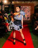 denim alchemy - deconstructed dress