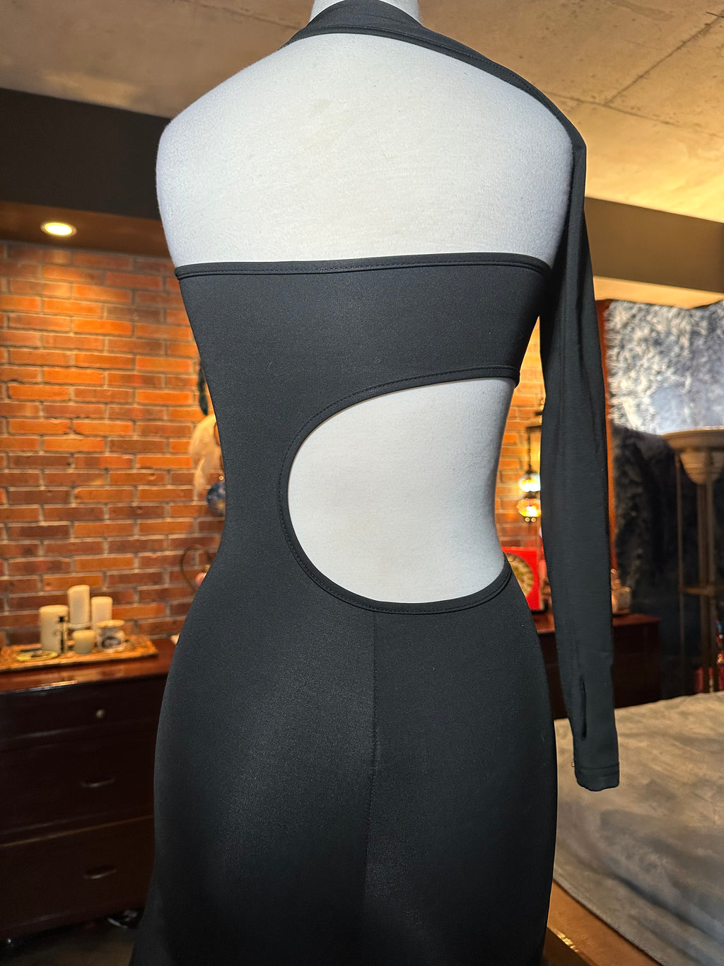 one sleeve romper