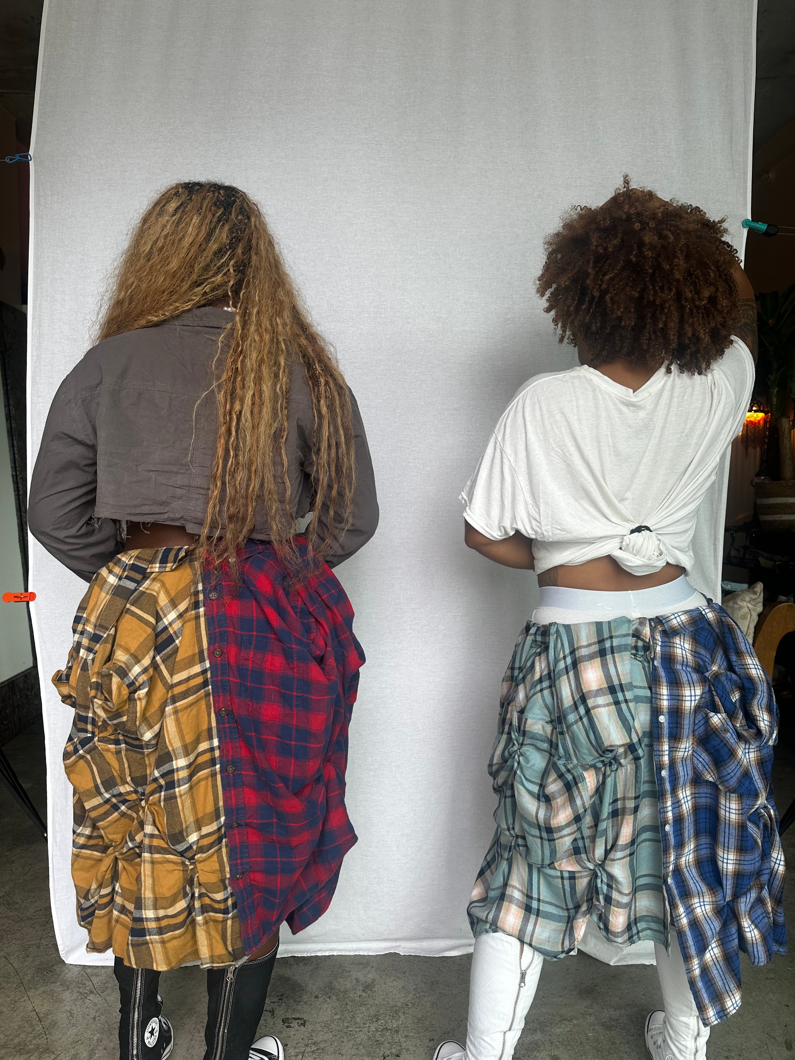 P.Y.T plaid skirt 001