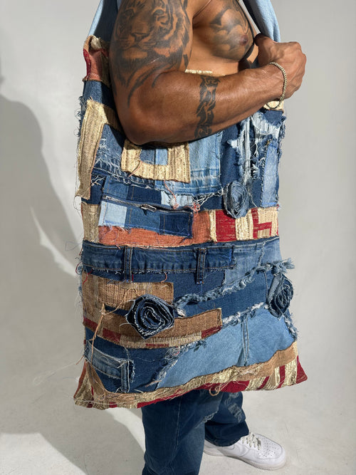 beach bum tote | oversized deconstructed bag