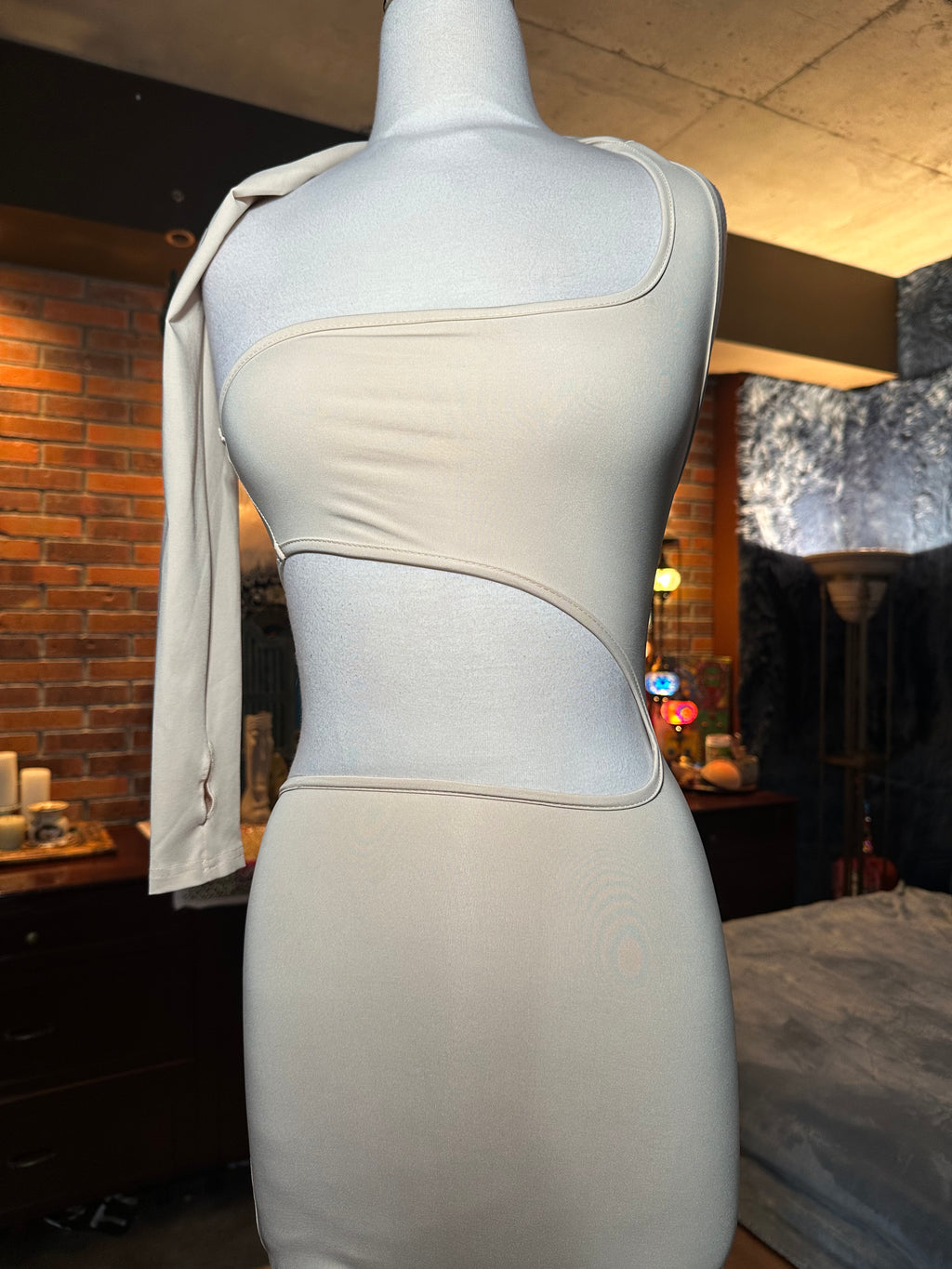 one sleeve romper